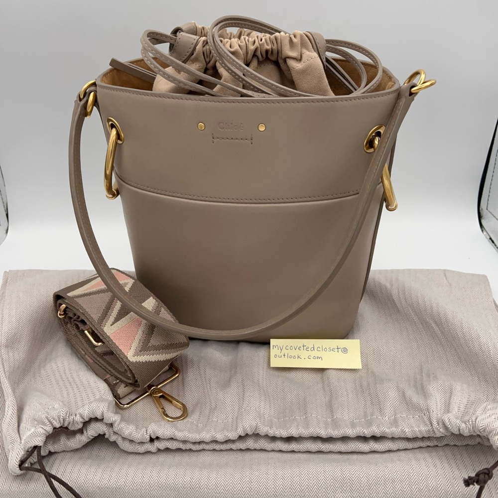 Chloe “Roy” Leather Bucket Bag